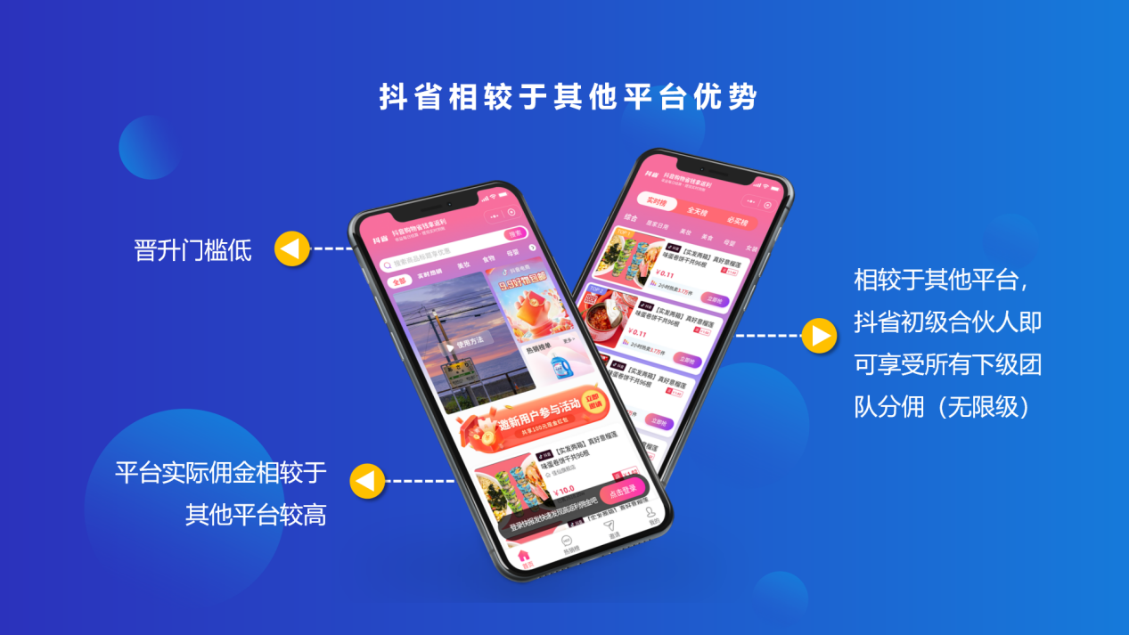 抖省APP与其他平台对比的优势是什么？